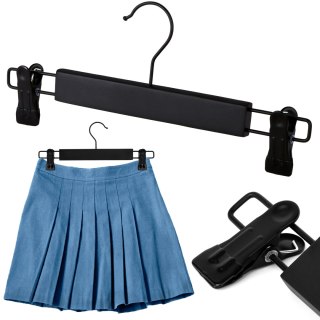 WIESZAK DREWNIANY NA SPÓDNICE 1 SZTUKA CZARNY