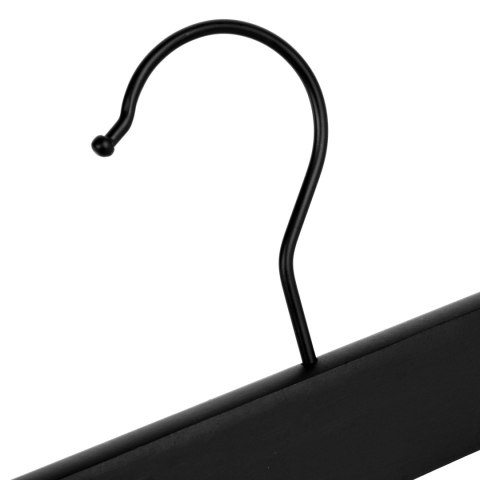 WIESZAK DREWNIANY NA SPÓDNICE 2 SZTUKI CZARNY