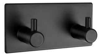 WIESZAK LOFTOWY PODWÓJNY AMBAR CZARNY