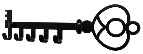 WIESZAK NA KLUCZE KLAVIS CZARNY