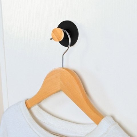 WIESZAK NA RĘCZNIKI LOFTOWY KOVIR CZARNY 2 SZTUKI