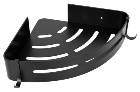 ZESTAW 2 PÓŁEK ŁAZIENKOWYCH NAROŻNYCH LOFT ADENA CZARNA