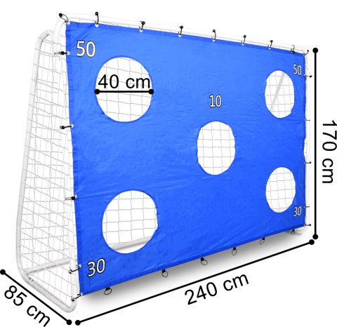 BRAMKA PIŁKARSKA DUŻA OLSEN Z MATĄ TRENINGOWĄ