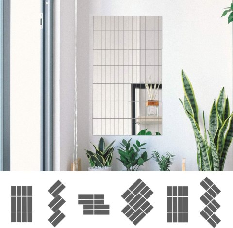 DEKORACYJNE LUSTRO AKRYLOWE OBLONG 20 CM