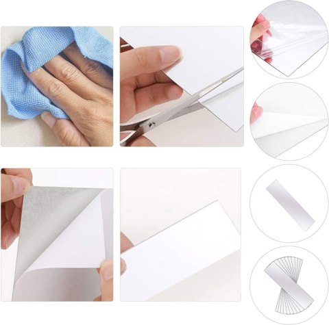 DEKORACYJNE LUSTRO AKRYLOWE OBLONG 20 CM