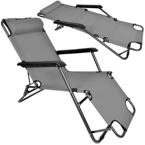 FOTEL LEŻAK LEON GRAFIT