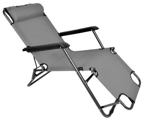 FOTEL LEŻAK LEON GRAFIT