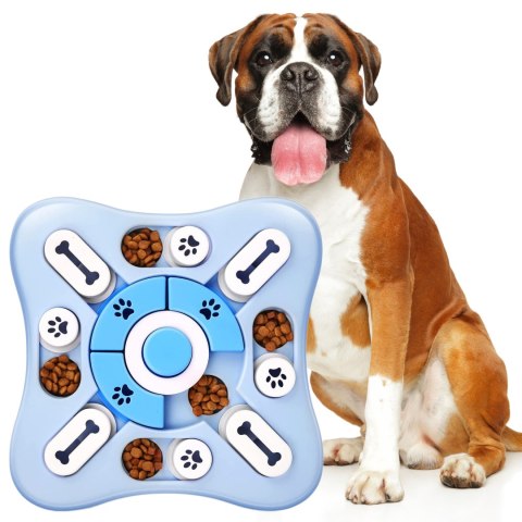 GRA PUZZLE ZABAWKA DLA PSA KOTA PONGO NIEBIESKI