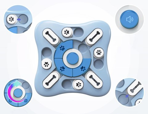 GRA PUZZLE ZABAWKA DLA PSA KOTA PONGO NIEBIESKI