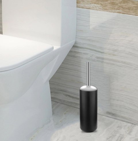 KOMPLET 6 AKCESORIÓW ŁAZIENKOWYCH FLORES CZARNY