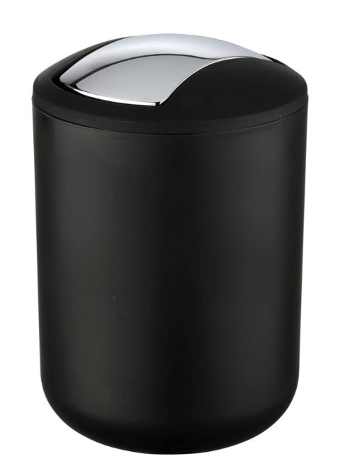 KOMPLET 6 AKCESORIÓW ŁAZIENKOWYCH FLORES CZARNY