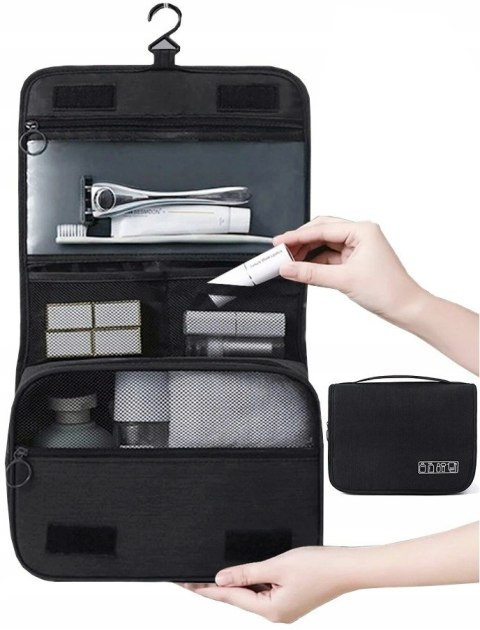 KOSMETYCZKA PODRÓŻNA ARDA MĘSKA CZARNA