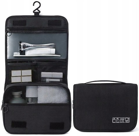 KOSMETYCZKA PODRÓŻNA ARDA MĘSKA CZARNA