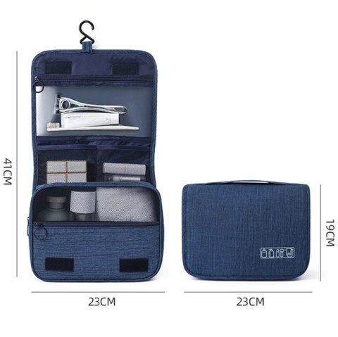 KOSMETYCZKA PODRÓŻNA ARDA MĘSKA GRANATOWA