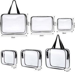 KOSMETYCZKI PODRÓŻNE PENNE ZESTAW 3 SZTUK