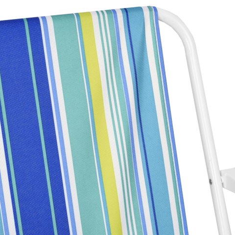 KRZESŁO TURYSTYCZNE SKŁADANE ALAN MORSKIE PASY