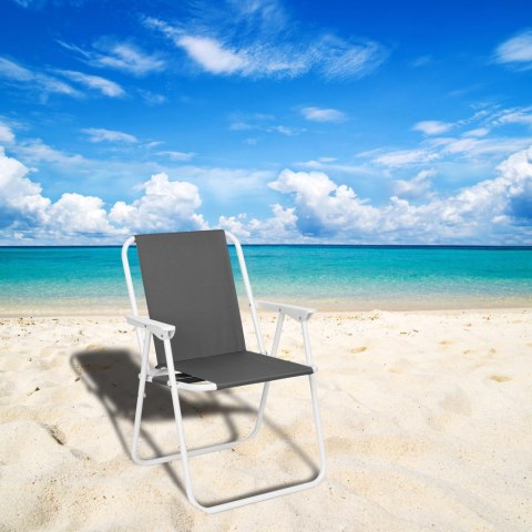 KRZESŁO TURYSTYCZNE SKŁADANE ALAN SZARY