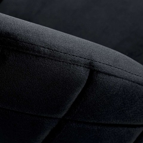KRZESŁO WELUROWE FARGO VELVET CZARNE KRZESŁO WELUROWE FARGO VELVET CZARNE