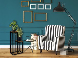 KWIETNIK STOJĄCY CZARNY HAZEL RUSTIC POSTARZANY DĄB