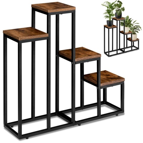 KWIETNIK STOJĄCY CZARNY PALLEN POSTARZANY DĄB