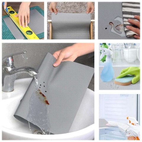 MATA ANTYPOŚLIZGOWA DO SZUFLAD BALVE 48 X 500 CM SZARA