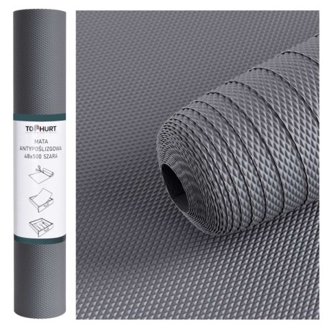 MATA ANTYPOŚLIZGOWA DO SZUFLAD BALVE 48 X 500 CM SZARA
