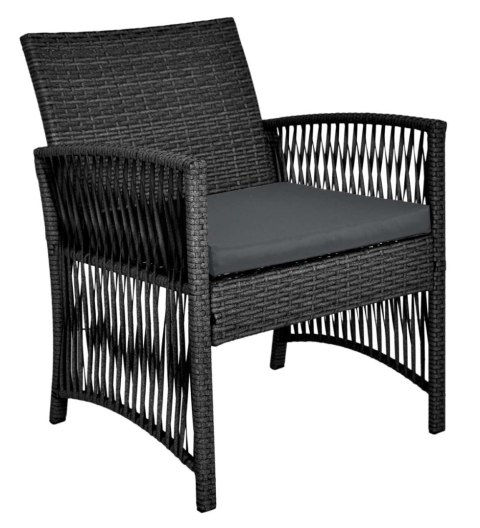 MEBLE OGRODOWE ZESTAW KALINA GRAFITOWY