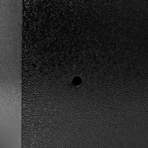 METALOWY SEJF ZAMYKANY NA KLUCZ SICURO CZARNY