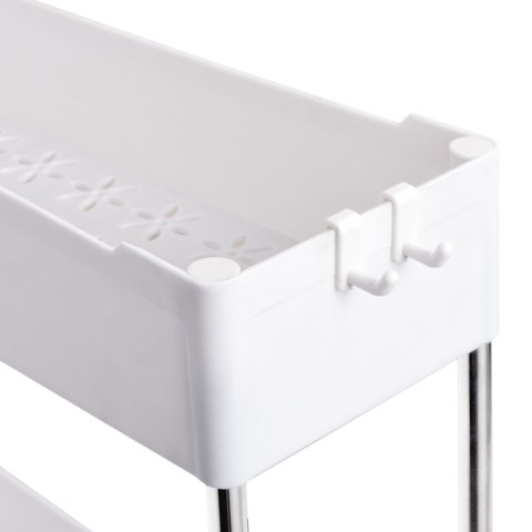 REGAŁ NA KÓŁKACH FALKEN 4 PÓŁKI BIAŁY