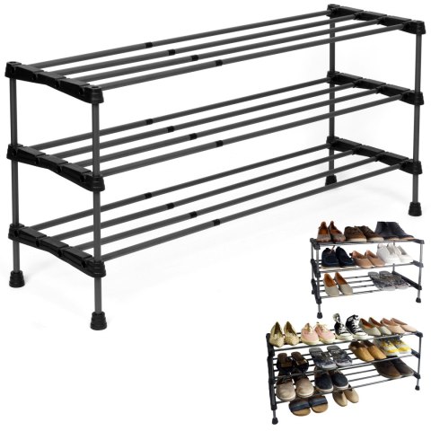 REGULOWANY STOJAK STOJAK NA BUTY ARISA 3 POZIOMY