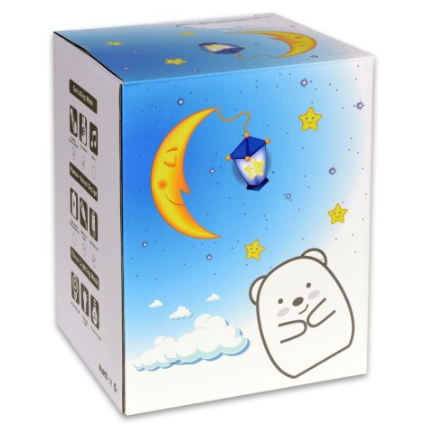 SILIKONOWA LAMPKA NOCNA MISIEK LED RGB