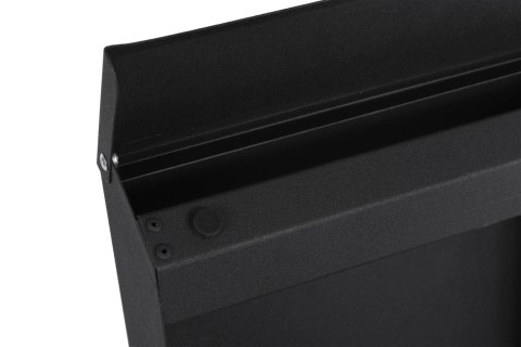 SKRZYNKA POCZTOWA NA LISTY ODVIN CZARNA Z NAPISAMI