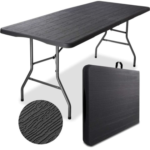 STÓŁ CATERINGOWY OGRODOWY WOODLAND ANTRACYT