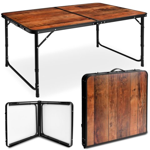 STOLIK TURYSTYCZNY TRIP KEMPINGOWY SKŁADANY 120X60 CM LOFT