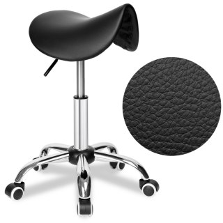 TABORET FRYZJERSKI KOSMETYCZNY STRATUM CZARNY