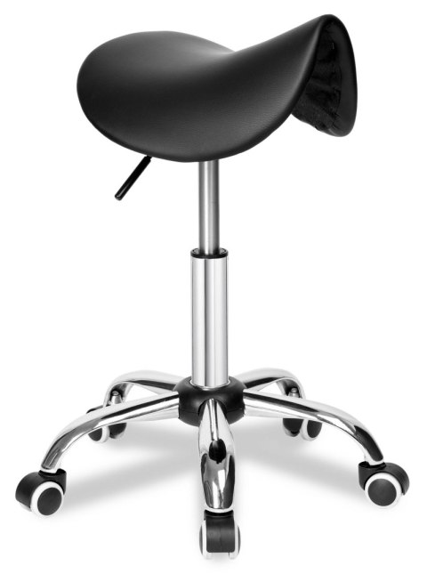 TABORET FRYZJERSKI KOSMETYCZNY STRATUM CZARNY