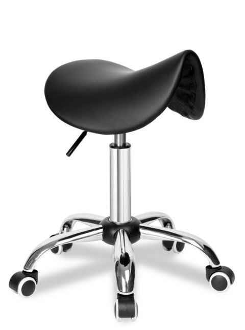 TABORET FRYZJERSKI KOSMETYCZNY STRATUM CZARNY