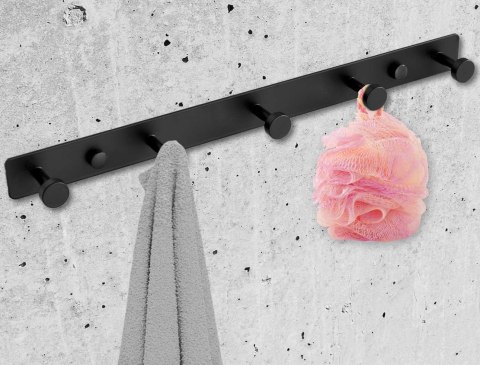 WIESZAK METALOWY LOFTOWY TANGER CZARNY