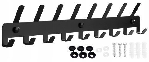 WIESZAK ŚCIENNY NA PŁASZCZE SYTTEN CZARNY MAT