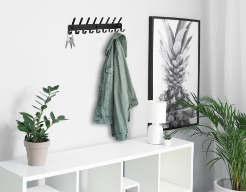 WIESZAK ŚCIENNY NA PŁASZCZE SYTTEN CZARNY MAT