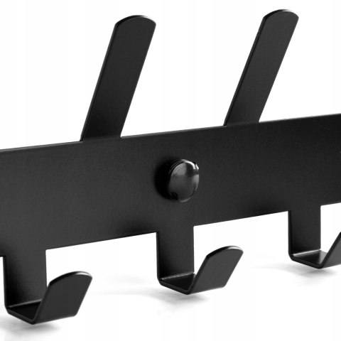 WIESZAK ŚCIENNY NA PŁASZCZE SYTTEN CZARNY MAT