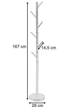 WIESZAK STOJĄCY NIKO CZARNY
