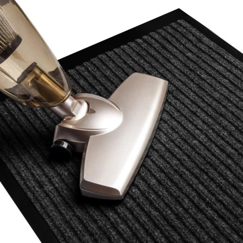 WYCIERACZKA DO BUTÓW WEJŚCIOWA POD DRZWI 90X150 CM VALERIA CZARNA