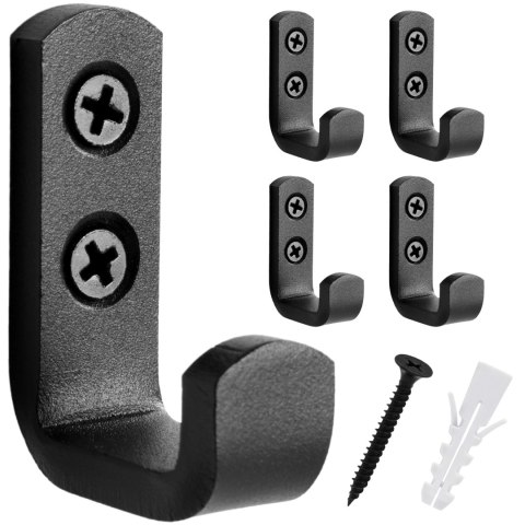 ZESTAW 5 WIESZAKÓW Z ŻELIWA ABRIS CZARNY