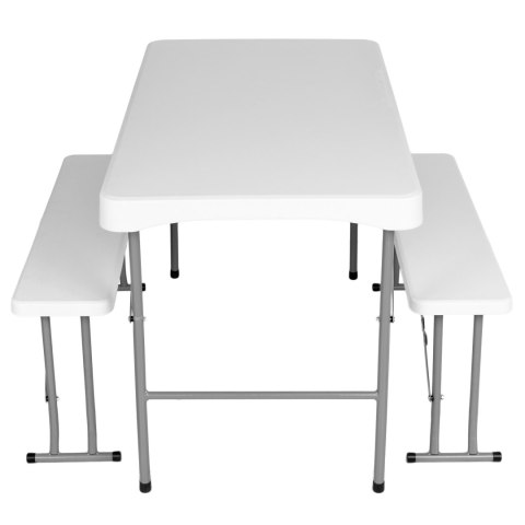 ZESTAW CATERINGOWY OGRODOWY STANLEY STÓŁ + 2 ŁAWKI