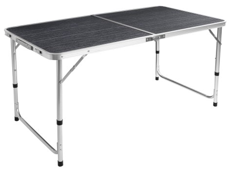 ZESTAW TURYSTYCZNY TRAMP KEMPINGOWY SKŁADANY 120X60 CM BLACK WOOD