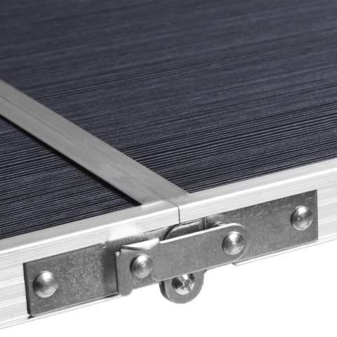 ZESTAW TURYSTYCZNY TRAMP KEMPINGOWY SKŁADANY 120X60 CM BLACK WOOD