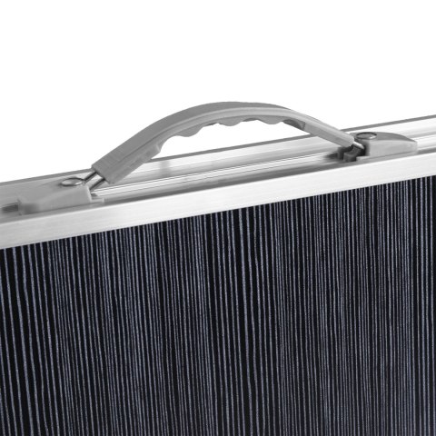 ZESTAW TURYSTYCZNY TRAMP KEMPINGOWY SKŁADANY 120X60 CM BLACK WOOD