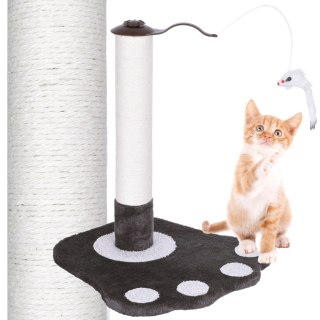 DRAPAK JUTOWY SŁUPEK DLA KOTA TOLEK ANTRACYT