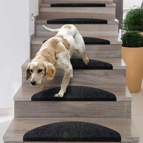 DYWANIK NA STOPNIE STEPI GRAFITOWY 15 SZTUK